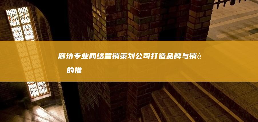 廊坊专业网络营销策划公司：打造品牌与销量的推动力